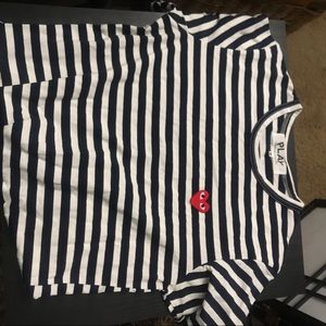 CDG stripped tee